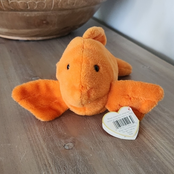 🐠 Ty Beanie Baby “Goldie” the Goldfish 1993 – Vintage Collectible Plush - Picture 2 of 12